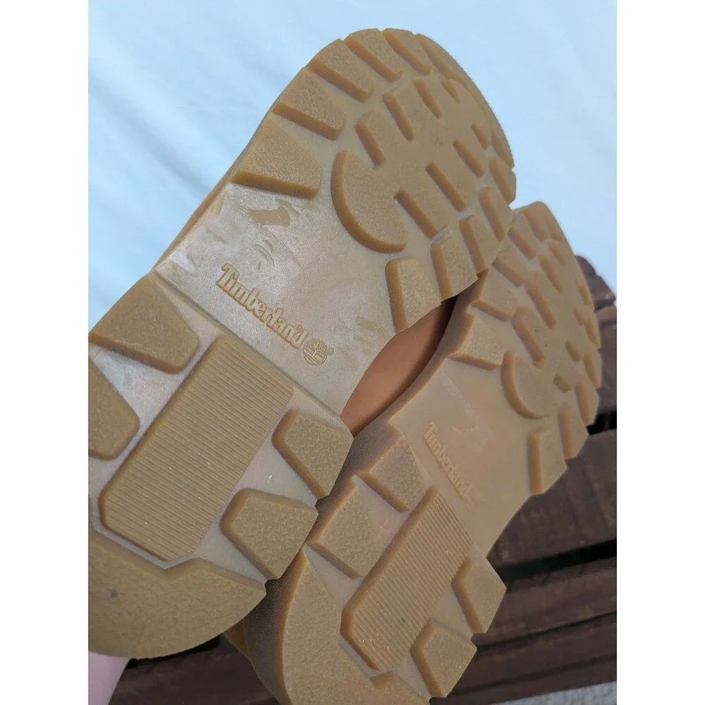 Timberland Linden Woods 6" Women's 7 Waterproof Leather Boot In Wheat A161G - Picture 11 of 15